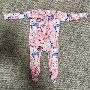 Posh Peanut Ruffle Zippered One Piece